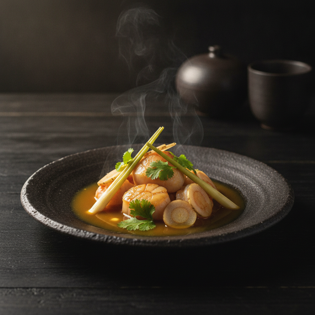 季節の前菜から、澄んだ一椀へ。